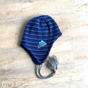 🎀Kokanee Bear Hat Winter Beanie Blue color Warm